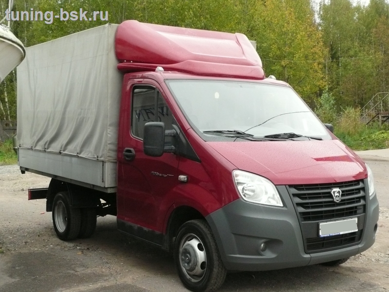 Просмотр фото... Обтекатель(спойлер) Газель Некст вишня