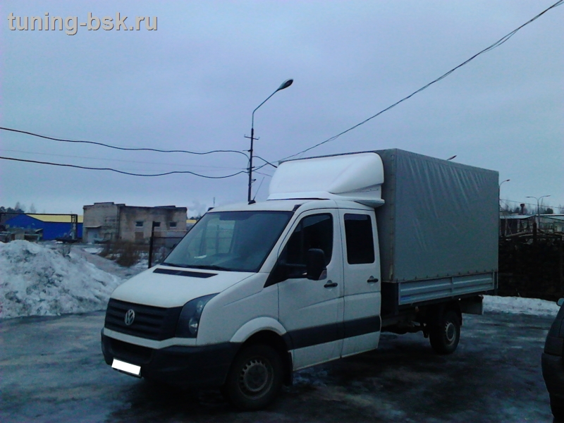 Просмотр фото... Обтекатель(спойлер) на Volkswagen Crafter Double Cab