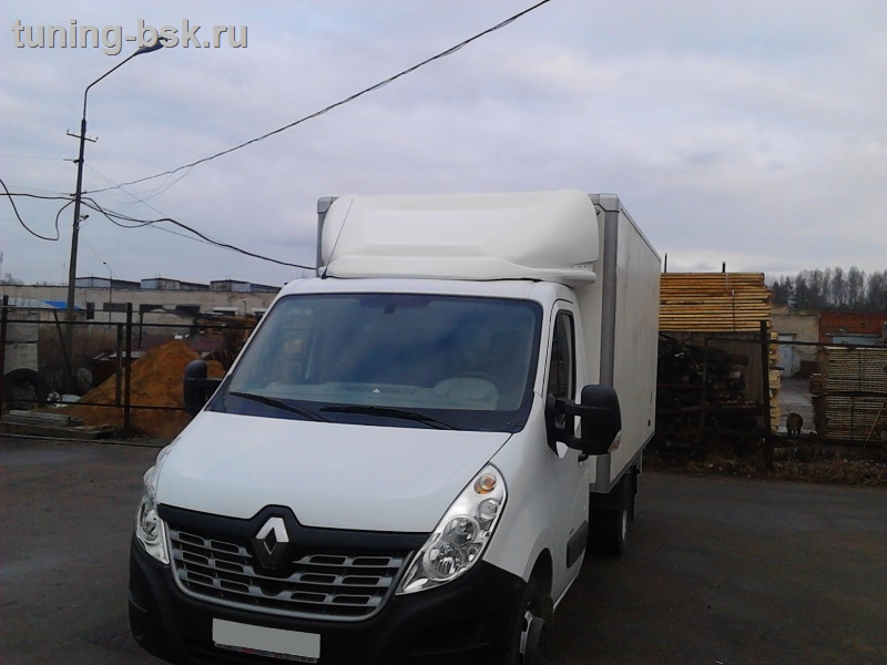Просмотр фото... Обтекатель на Renault Master регулируемый