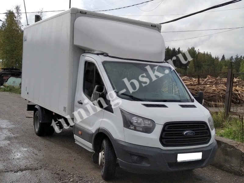 Просмотр фото... Обтекатель (спойлер) для Ford Transit с 2014 широкий